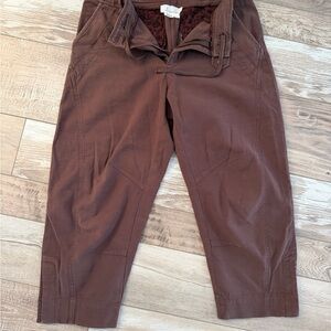 Woman Brown Casual Pants Antropologie